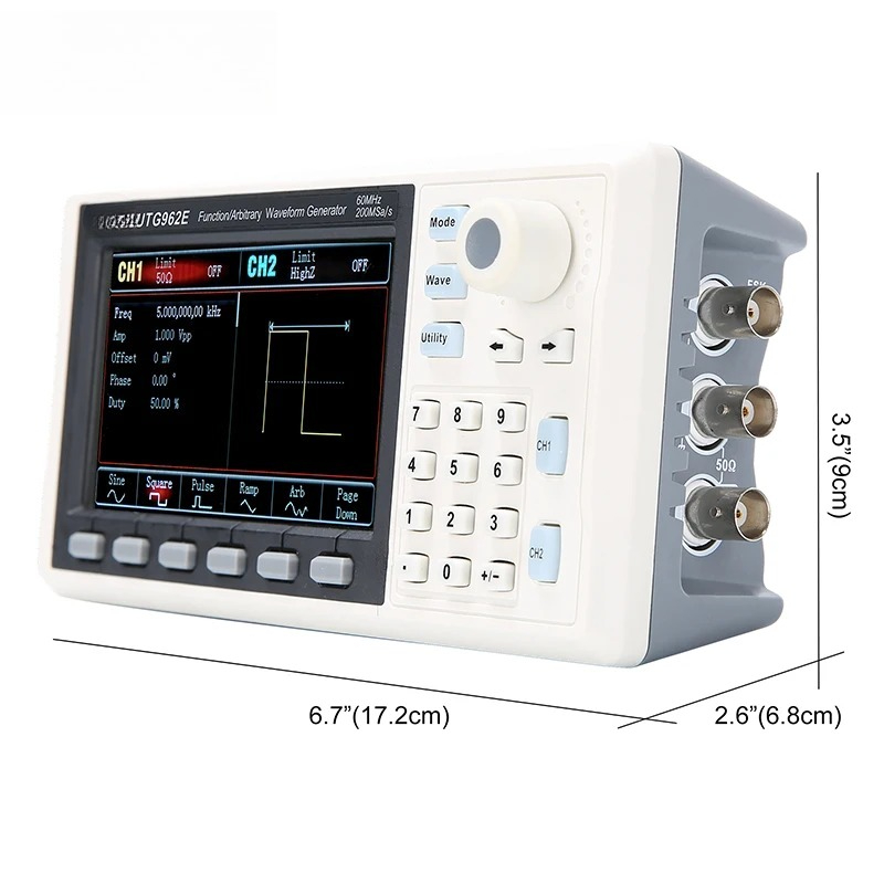 Fonksiyon Sinyal Jeneratörü UT - Dual Channel Arbitrary Waveform Function Generator 60Mhz incelemesi ve fiyatı